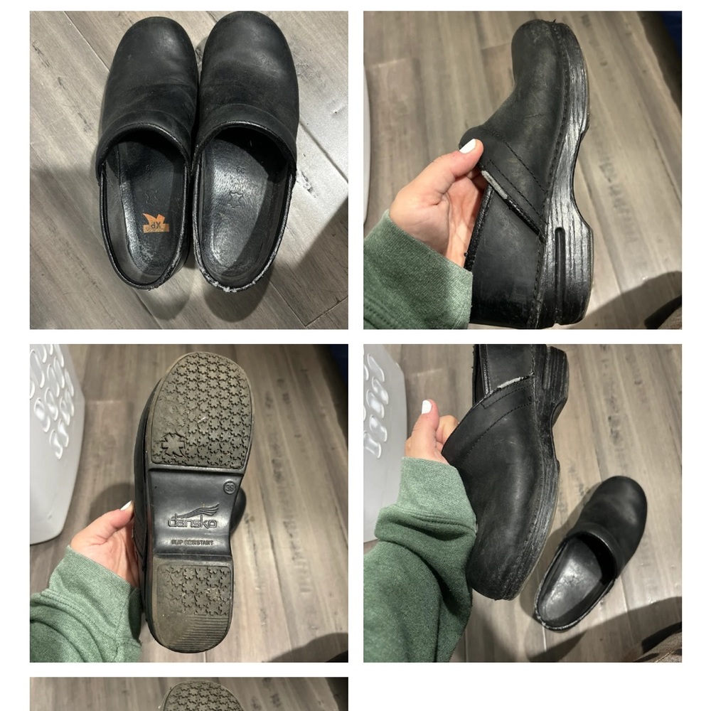 Dansko black clogs size 39